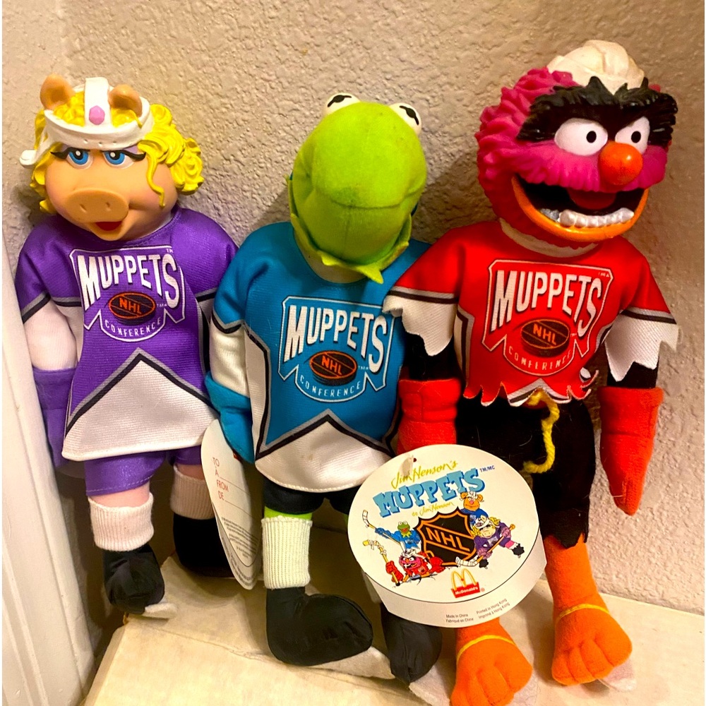 1995 Limited Edition McDonald’s Vintage Jim Henson’s Hockey Muppets